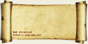 Nevena Debeljak vizit kartica